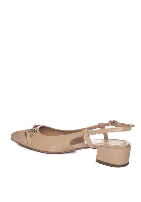 Beige 1108 leather pump FRANCO RUSSO | 1108FINISH-FONDOTINTA